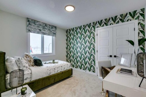 731 Langley Terrace Se, Airdrie, AB - Indoor Photo Showing Bedroom