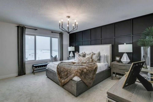 731 Langley Terrace Se, Airdrie, AB - Indoor Photo Showing Bedroom