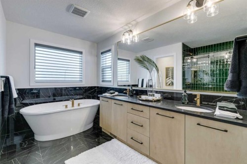 731 Langley Terrace Se, Airdrie, AB - Indoor Photo Showing Bathroom