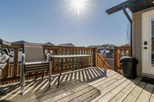9 Cedar Crescent, Blackfalds, AB - Outdoor With Deck Patio Veranda With Exterior