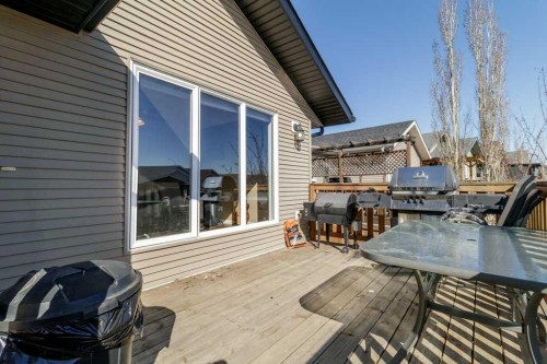 9 Cedar Crescent, Blackfalds, AB - Outdoor With Deck Patio Veranda With Exterior