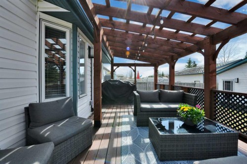 88 Premiere Crescent, Blackfalds, AB - Outdoor With Deck Patio Veranda With Exterior
