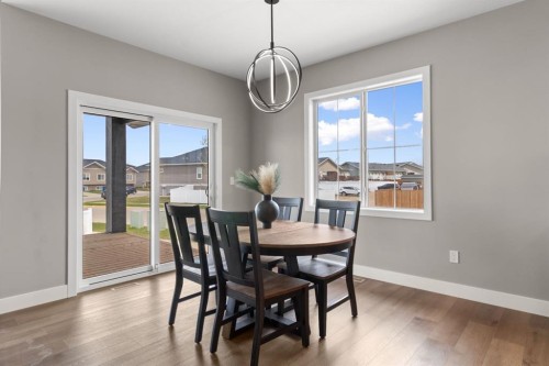 2 Aura Drive, Blackfalds, AB - Indoor Photo Showing Dining Room