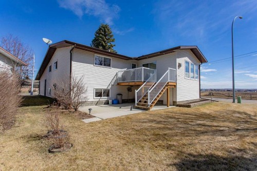 13 43 Avenue Close, Lacombe, AB - Outdoor With Deck Patio Veranda With Exterior