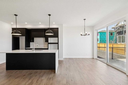 599 Buffaloberry Manor Se, Calgary, AB - Indoor Photo Showing Kitchen