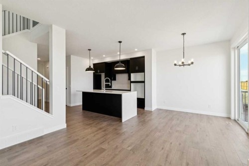599 Buffaloberry Manor Se, Calgary, AB - Indoor Photo Showing Kitchen