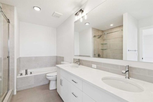 599 Buffaloberry Manor Se, Calgary, AB - Indoor Photo Showing Bathroom