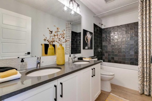 94 Bridgeport Landing, Chestermere, AB - Indoor Photo Showing Bathroom