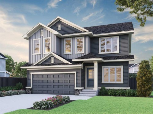 94 Bridgeport Landing, Chestermere, AB - Outdoor With Facade