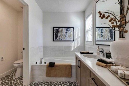 94 Bridgeport Landing, Chestermere, AB - Indoor Photo Showing Bathroom