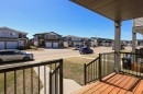 129 Ava Crescent, Blackfalds, AB  - Outdoor With Deck Patio Veranda With Exterior 