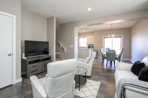 129 Ava Crescent, Blackfalds, AB - Indoor Photo Showing Living Room