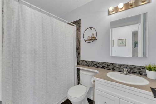 21 Silver Drive, Blackfalds, AB - Indoor Photo Showing Bathroom