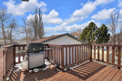 21 Silver Drive, Blackfalds, AB - Outdoor With Deck Patio Veranda