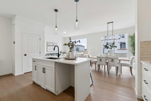 65 Bartlett Way Se, Calgary, AB - Indoor Photo Showing Kitchen With Upgraded Kitchen