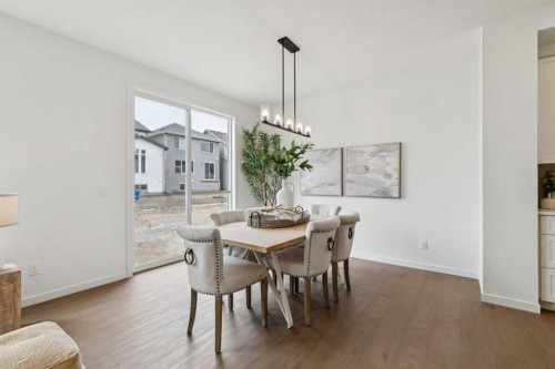 65 Bartlett Way Se, Calgary, AB - Indoor Photo Showing Dining Room