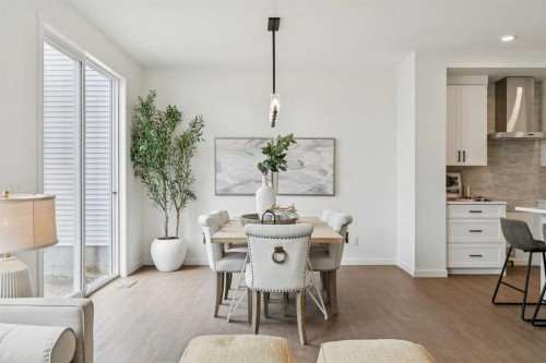 65 Bartlett Way Se, Calgary, AB - Indoor Photo Showing Dining Room