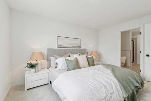 65 Bartlett Way Se, Calgary, AB - Indoor Photo Showing Bedroom