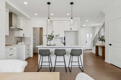 65 Bartlett Way Se, Calgary, AB - Indoor Photo Showing Kitchen With Upgraded Kitchen