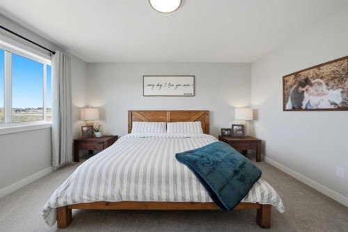 56 Trinity Street, Lacombe, AB - Indoor Photo Showing Bedroom