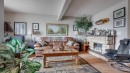10 Douglas Avenue, Red Deer, AB  - Indoor Photo Showing Living Room With Fireplace 