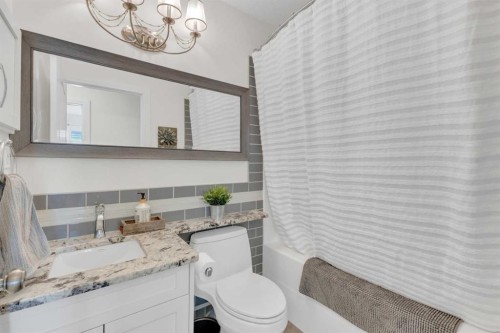 120 Devilder Avenue, Trochu, AB - Indoor Photo Showing Bathroom