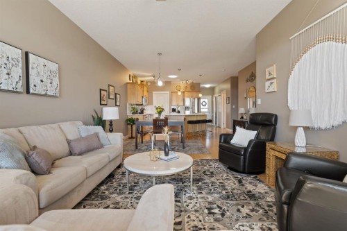 3907 75 Street, Camrose, AB - Indoor Photo Showing Living Room