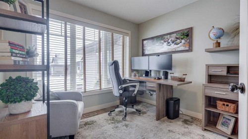 84 Isbister Close, Red Deer, AB - Indoor Photo Showing Office