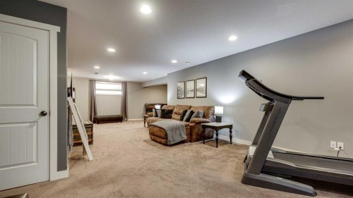84 Isbister Close, Red Deer, AB - Indoor Photo Showing Gym Room
