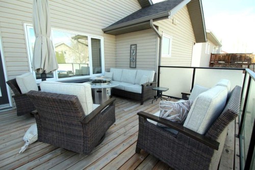 84 Isbister Close, Red Deer, AB - Outdoor With Deck Patio Veranda With Exterior