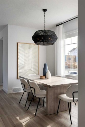 53 Legacy Point Terrace Se, Calgary, AB - Indoor Photo Showing Dining Room