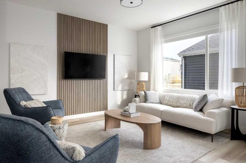 53 Legacy Point Terrace Se, Calgary, AB - Indoor Photo Showing Living Room