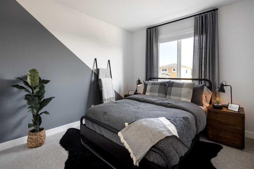 53 Legacy Point Terrace Se, Calgary, AB - Indoor Photo Showing Bedroom