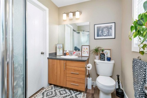 17 Crestview Boulevard, Sylvan Lake, AB - Indoor Photo Showing Bathroom