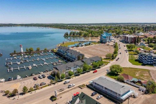 103-5210 Lakeshore Drive, Sylvan Lake, AB - Outdoor With Body Of Water With View