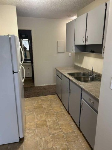 3832 47 Street, Red Deer, AB - Indoor Photo Showing Kitchen With Double Sink