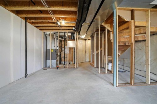 61 Pinnacle Close, Blackfalds, AB - Indoor Photo Showing Basement