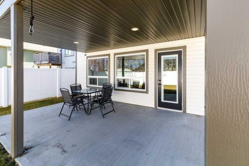 23 Cole Way, Sylvan Lake, AB - Outdoor With Deck Patio Veranda With Exterior