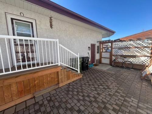 6210 53 Avenue, Camrose, AB - Outdoor With Deck Patio Veranda With Exterior