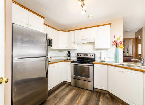 14D-32 Daines Avenue, Red Deer, AB - Indoor Photo Showing Kitchen With Double Sink