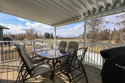 137 Coachman Way, Blackfalds, AB - Outdoor With Deck Patio Veranda With Exterior