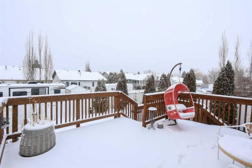 77 Duval Crescent, Red Deer, AB - Outdoor With Deck Patio Veranda With Exterior