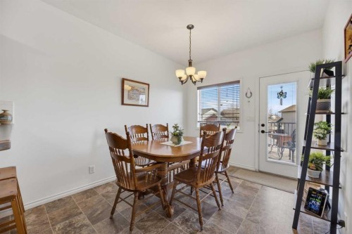 38 Regatta Way, Sylvan Lake, AB - Indoor Photo Showing Dining Room