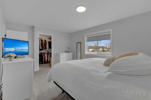 45 Dowler Street, Red Deer, AB - Indoor Photo Showing Bedroom