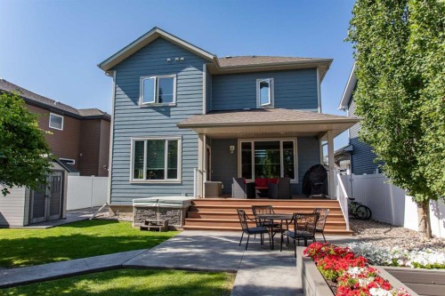 217 Van Slyke Way, Red Deer, AB - Outdoor With Deck Patio Veranda
