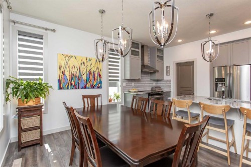 217 Van Slyke Way, Red Deer, AB - Indoor Photo Showing Dining Room