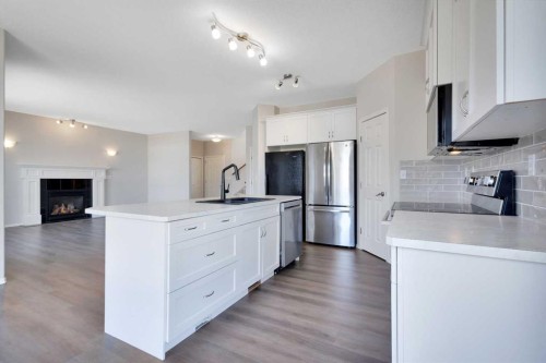 19 Lang Close, Red Deer, AB - Indoor Photo Showing Kitchen With Upgraded Kitchen