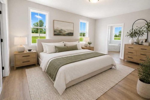4438 Van Eaton Way, Clive, AB - Indoor Photo Showing Bedroom