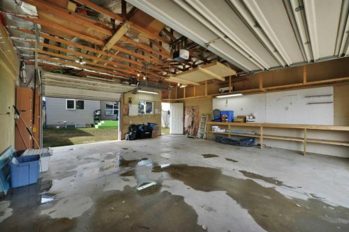 93 White Avenue, Red Deer, AB - Indoor Photo Showing Garage