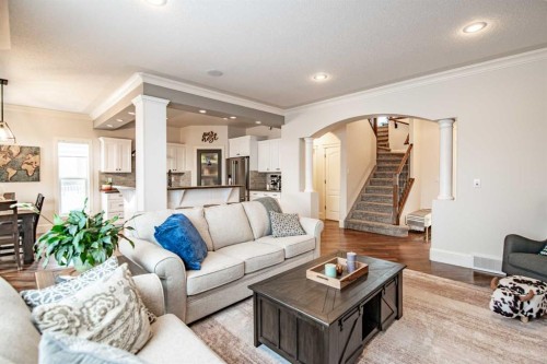 7 Aldrich Close, Red Deer, AB - Indoor Photo Showing Living Room